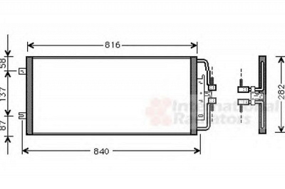 VAN WEZEL 37005302 -  Конденсатор, кондиционер